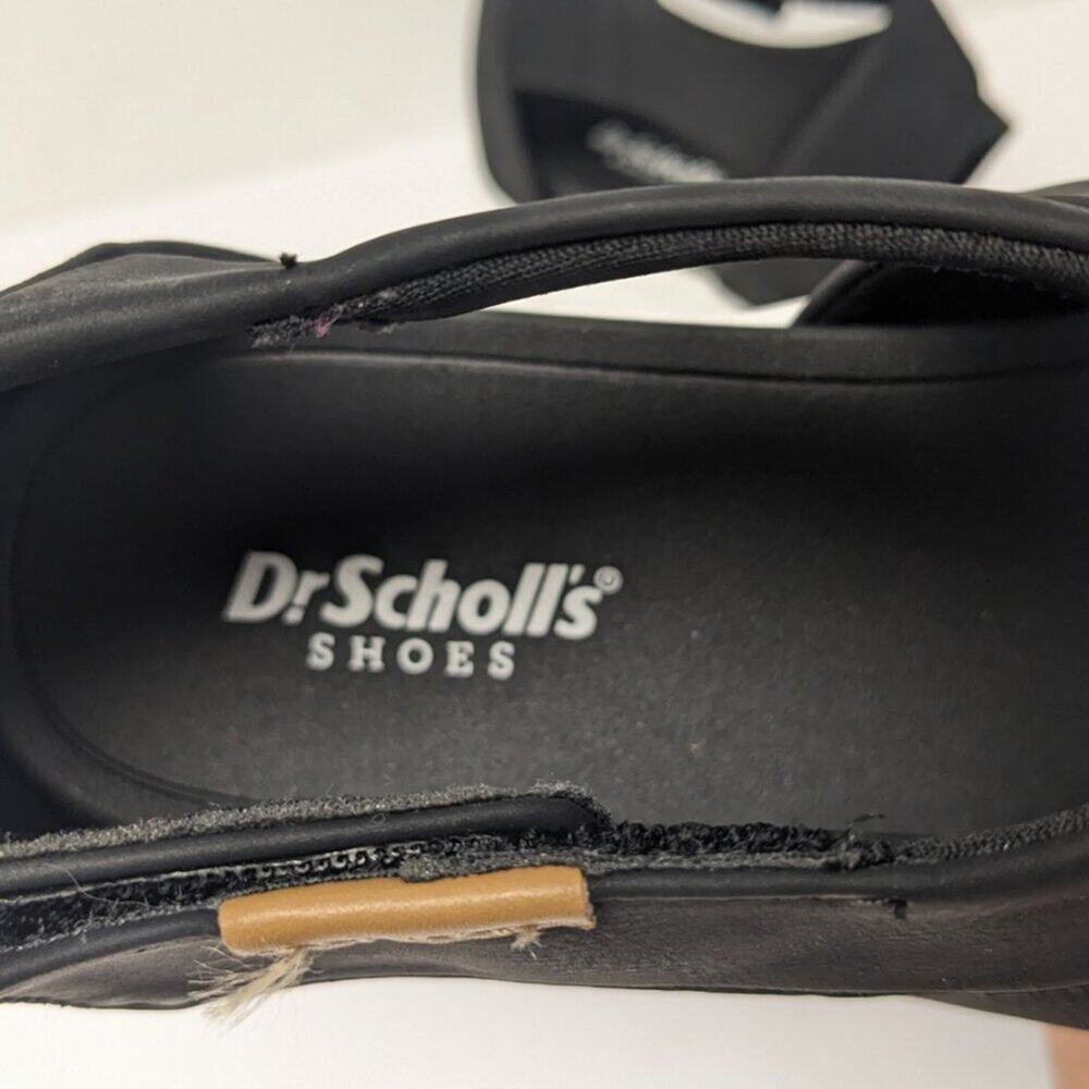 Dr. Scholl's Time Off Fun Wedge Sandals, Black, Women's 7.5 - Picture 5 of 7